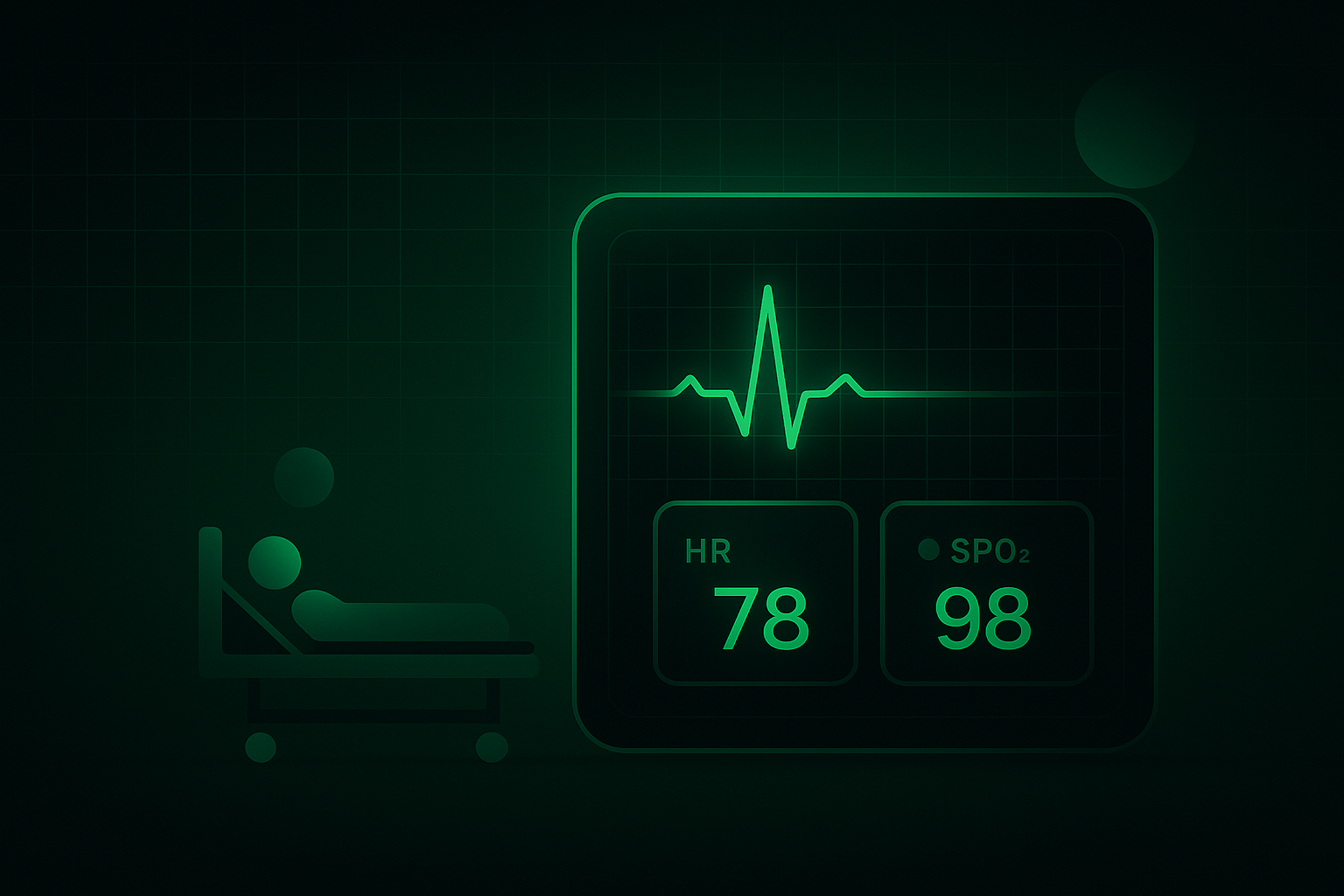 Patient comfort interface illustration